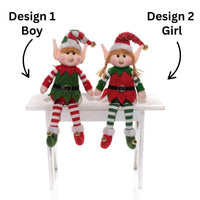 LANGS Elf Crew Plush Boy or Girl Shelf Sitter 14.5cm - 1Pc