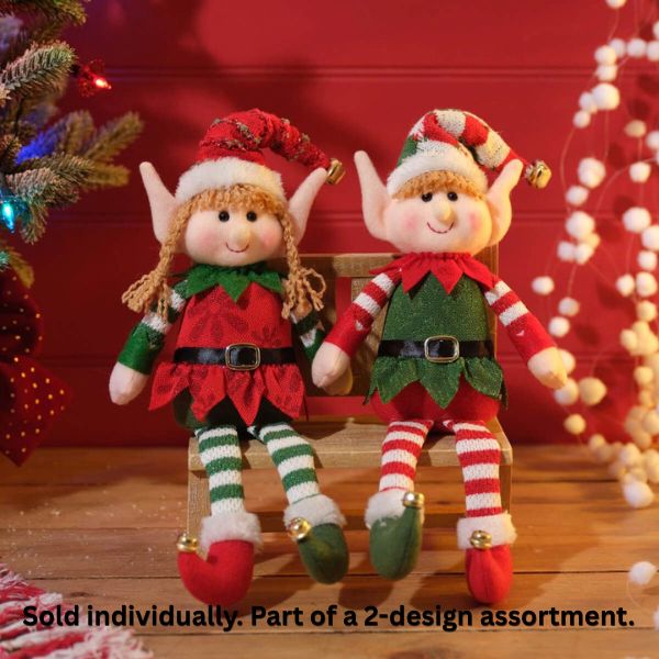 LANGS Elf Crew Plush Boy or Girl Shelf Sitter 14.5cm - 1Pc