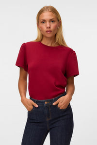 VERO MODA Ella T-Shirt - Red