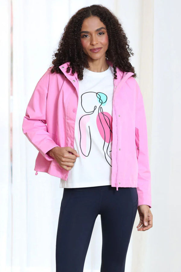 RELAX & RENEW Emma Short Jacket - Pink