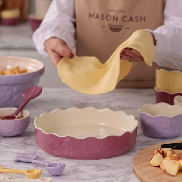 MASON CASH In The Meadow Pink Pie Dish 23cm