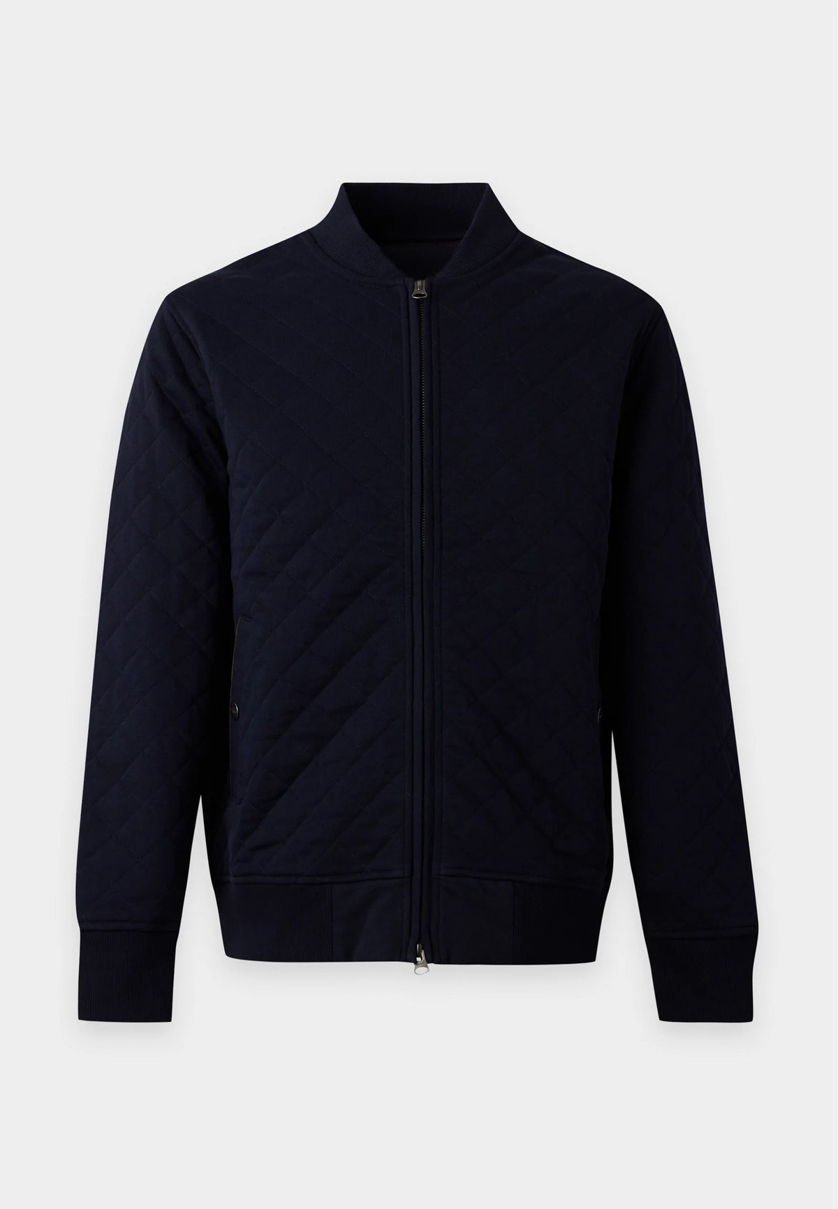 GANT Quilted Bomber Jacket - Navy