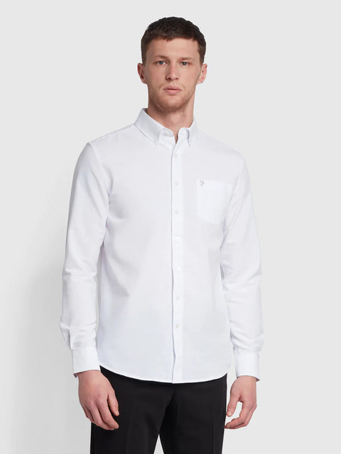 FARAH : Drayton Shirt - White