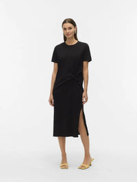 VERO MODA Tass O-Neck 7/8 Dress - Black