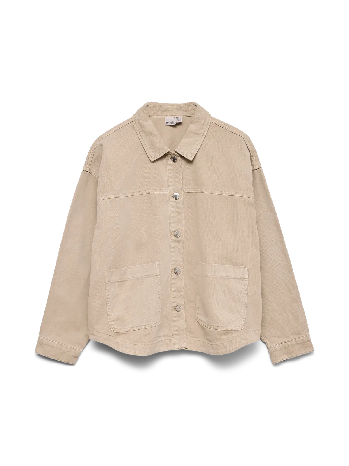 VERO MODA Jamie Denim Shacket - Mink