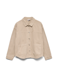 VERO MODA Jamie Denim Shacket - Mink