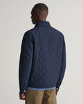 GANT : Quilted Windcheater - Evening Blue
