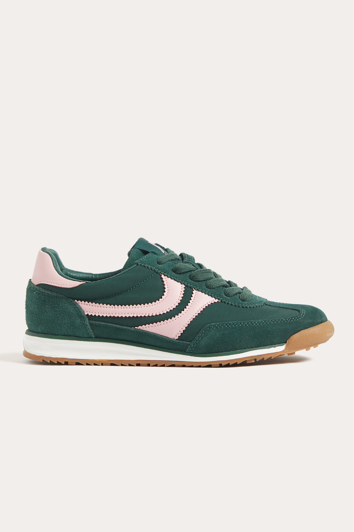 REDZ Woman's Gasol Gum Sole Trainers - Green