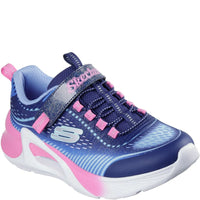 SKECHERS Girl's Tide Tech Shoes - Navy/Multi