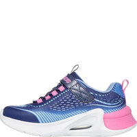 SKECHERS Girl's Tide Tech Shoes - Navy/Multi