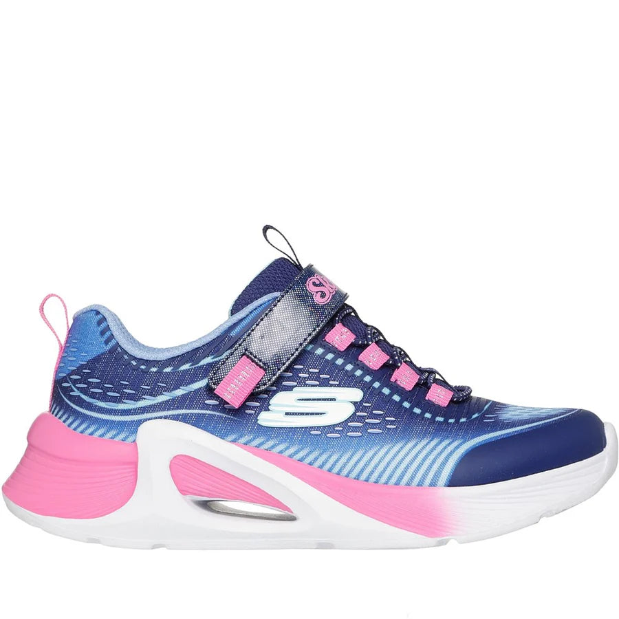 SKECHERS Girl's Tide Tech Shoes - Navy/Multi