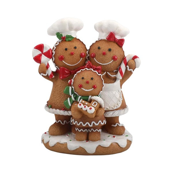 STRAITS Gingerbread Family Ornament 14x17cm