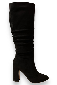 REDZ Suede High Boots - Black