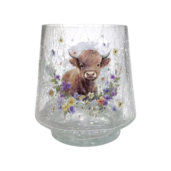 STRAITS Highland Cow Candle Holder 18cm