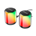Hoco: LED Bluetooth Wired / Wireless PC Speakers