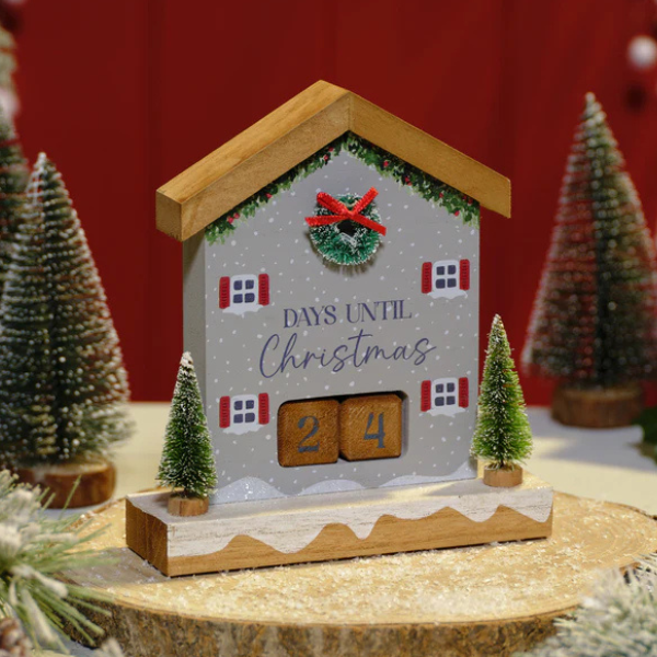 LANGS Christmas Cottage Days Until Christmas Calendar