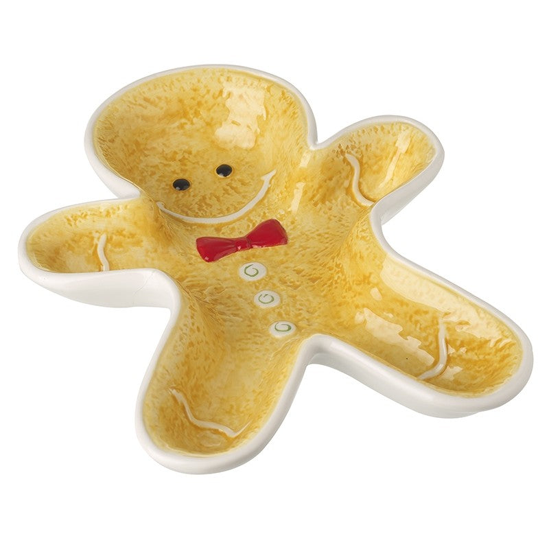 HEAVEN SENDS Gingerbread Man Christmas Plate
