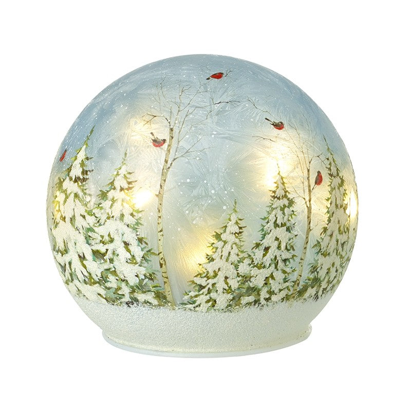 HEAVEN SENDS Festive LED Forest Scene Globe 12cm