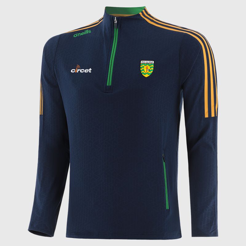 O'NEILLS Men's Donegal GAA Hydra Brushed Half Zip Top - Navy/Green