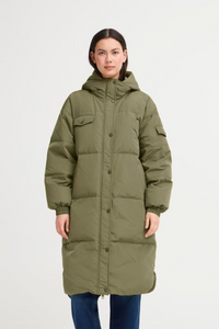 ICHI Bunala Down Jacket - Khaki