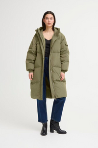 ICHI Bunala Down Jacket - Khaki