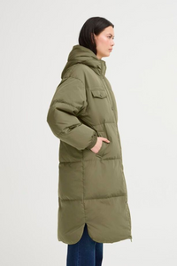 ICHI Bunala Down Jacket - Khaki