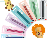 LEGAMI Set of 3 Refills for Erasable Pens - 8 Colours Available