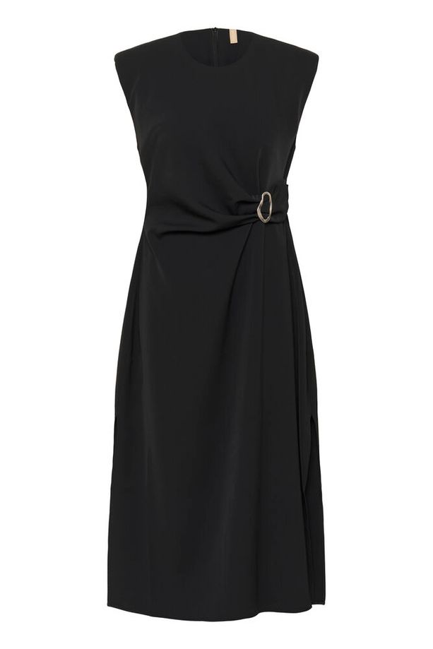 CULTURE Slinky Aram Midi Dress - Black