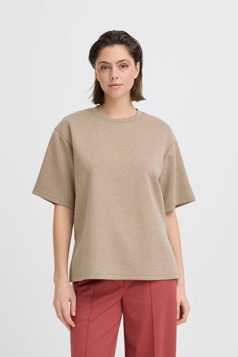 ICHI Cozy Short Sleeve Top