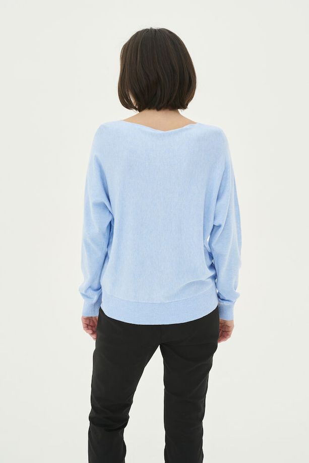 CULTURE Annemarie Batwing Jumper - Light Blue