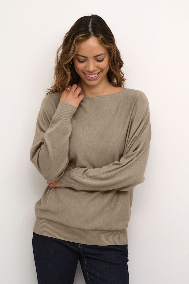 CULTURE Annemarie Batwing Jumper - Dune