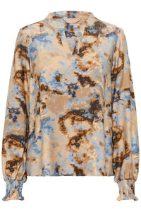 CULTURE Hizzy Greece Long Sleeve Blouse