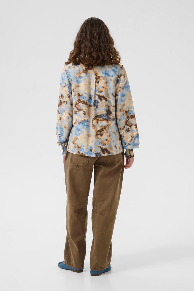 CULTURE Hizzy Greece Long Sleeve Blouse