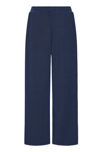 FRANSA Priya Wide Leg Pants - Navy