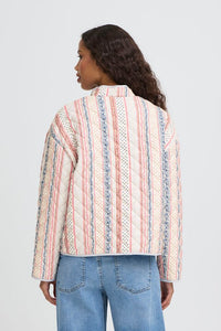 ICHI Livanta Pastel Striped Jacket