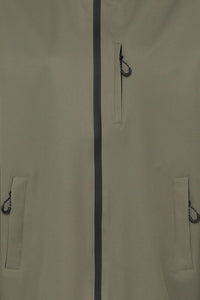 FRANSA Shelly Long Rain Jacket - Olive Green