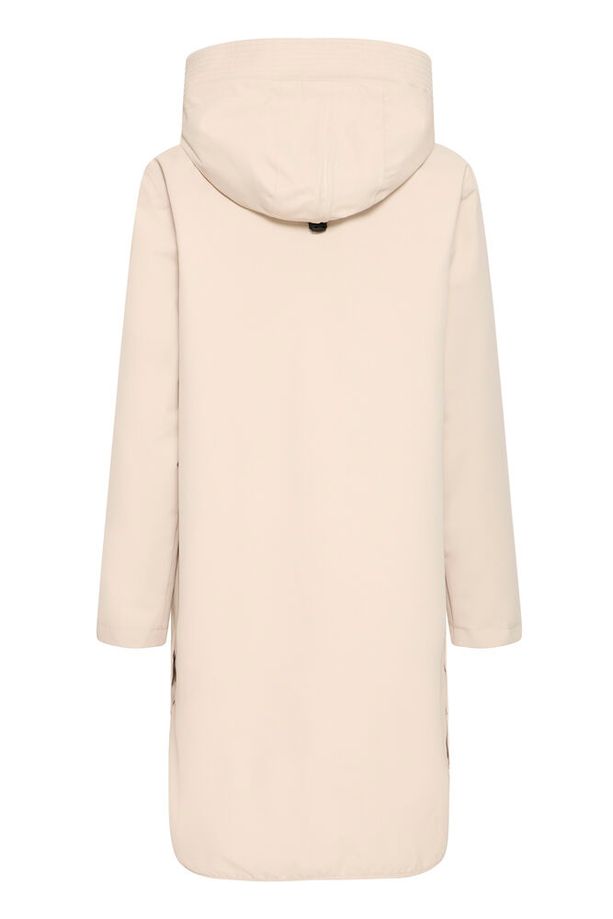 FRANSA Shelly Long Rain Jacket - Stone
