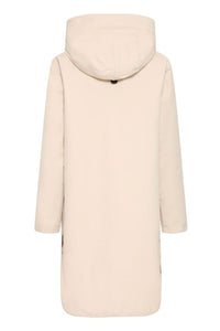 FRANSA Shelly Long Rain Jacket - Stone