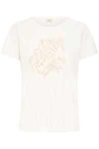 FRANSA Evani Cotton T-Shirt - Whisper White