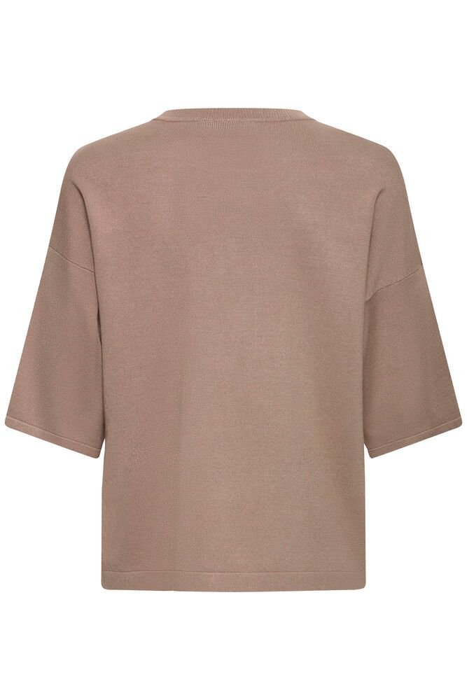 FRANSA Besmock 1/2 Sleeve Jumper - Taupe