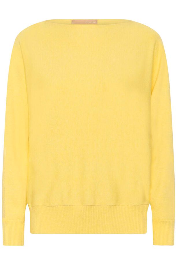 CULTURE Annemarie Batwing Jumper - Lemon
