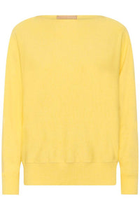 CULTURE Annemarie Batwing Jumper - Lemon