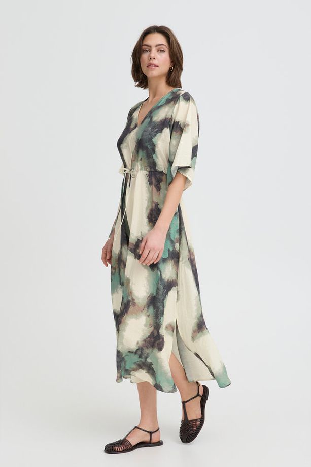 FRANSA Ayla Marble Dress - Mint