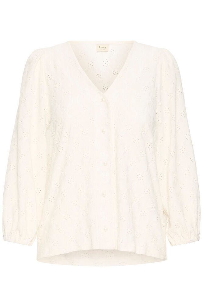 FRANSA Imira Floral Shirt - Ivory