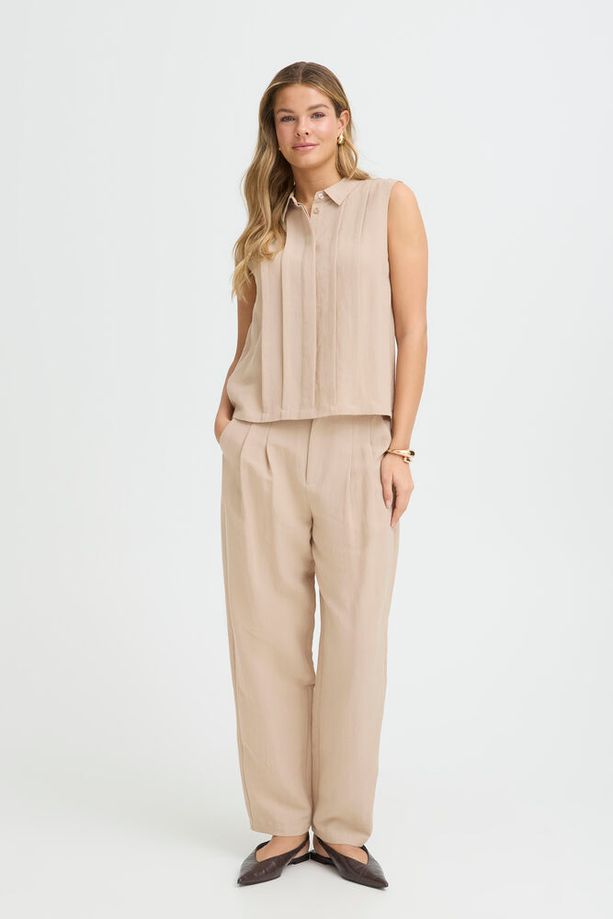 FRANSA Adah Pants - Tan