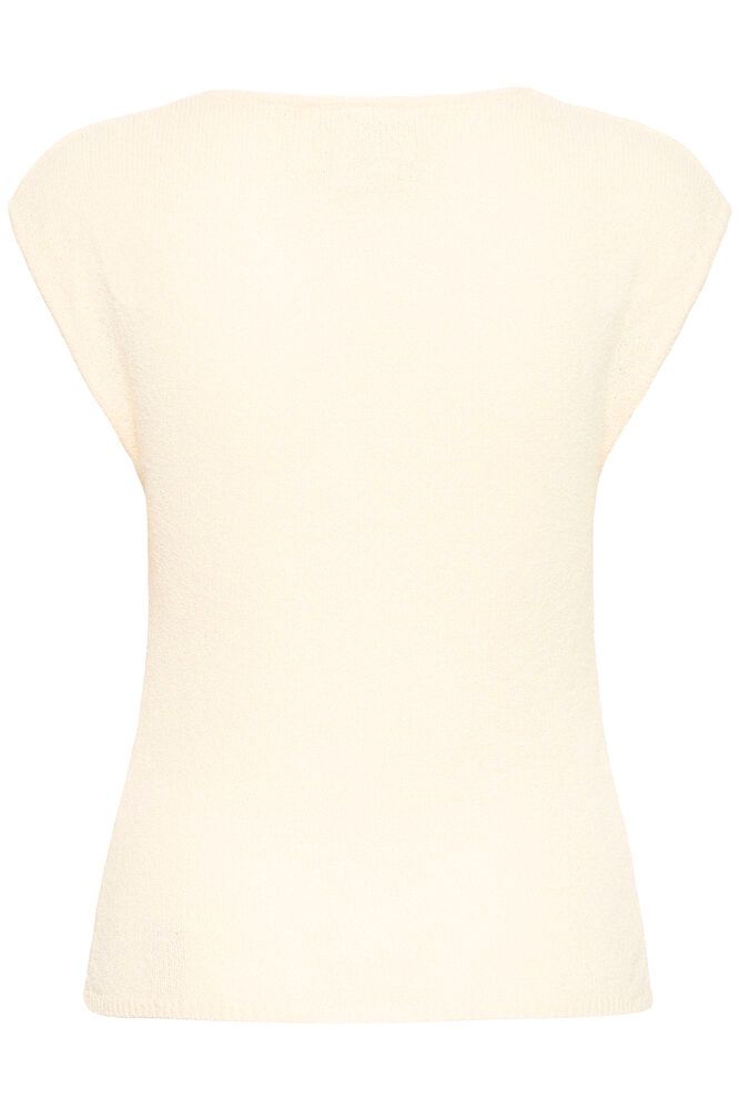 ICHI Blonds Knitted Top - Almond