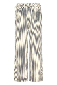 ICHI Marrakech Stripe Trousers - Navy