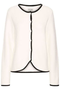 ICHI Briac Cardigan - Cream