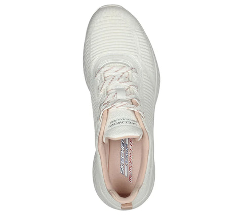 SKECHERS :  Bobs Squad Air - Off White