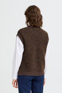 FRANSA Vanna Sleeveless Top - Chocolate